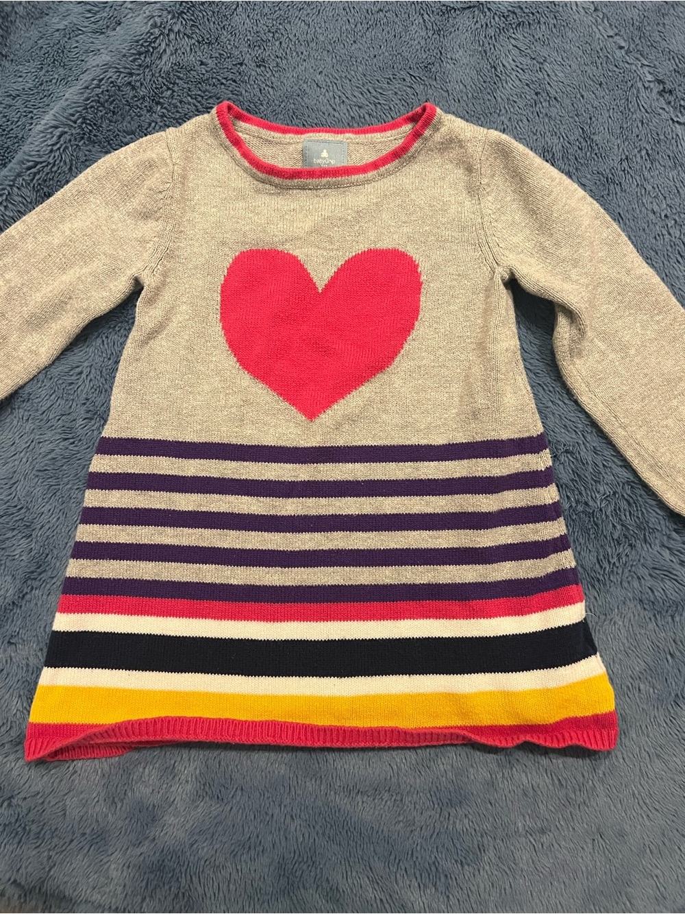 BabyGap Heart and Stripes Knit Dress